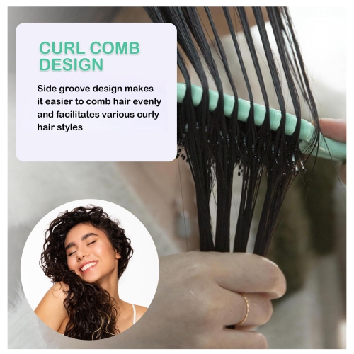 Curling Brush Tension-Free Styling Brush Unisex Styling Curling Brush for Custom Hair Styles