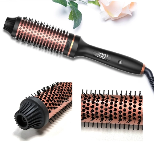 MYACUC  50 MM Hot Curling Brush And Hair Styler, Perming Comb With Lcd Display for Travel And Home Use (Not A Hot Air Comb)