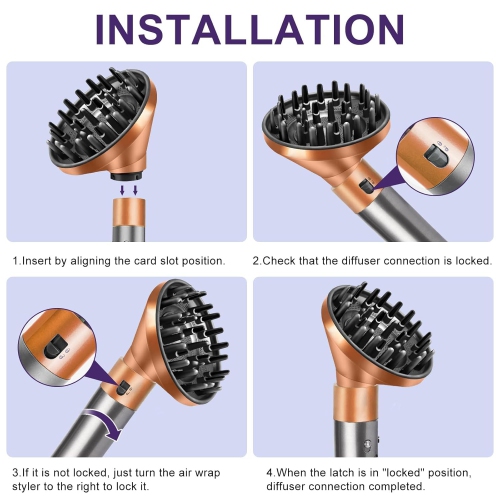 Embout de diffuseur pour sèche-cheveux Airwrap HS05 HS01 de Dyson