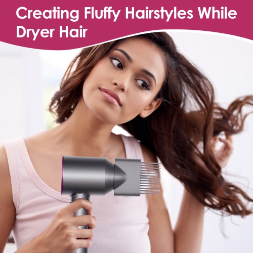 Hair dryer nozzle, hair dryer wide tooth comb nozzle suitable for Dyson HD07HD01 styling hair dryer