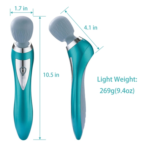 Portable Handheld Massager, Cordless Fan Vibration Massager for Full Body Massage