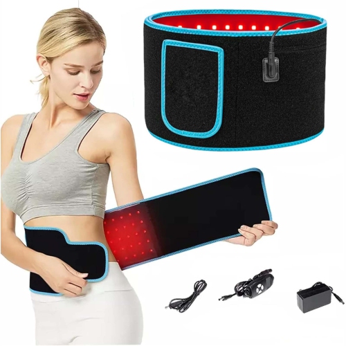 Red Light Therapy Belt Electric Heating Belt with Controller, Stomach and Uterus Warming Belt for Travel and Home