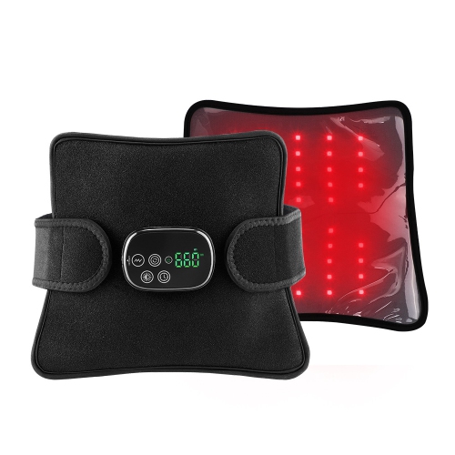 MYACUC  Light Therapy Belt, Multifunctional Heating Massage Knee Pad, Led Infra Leg Light Therapy Pad for Pain Relief In Red