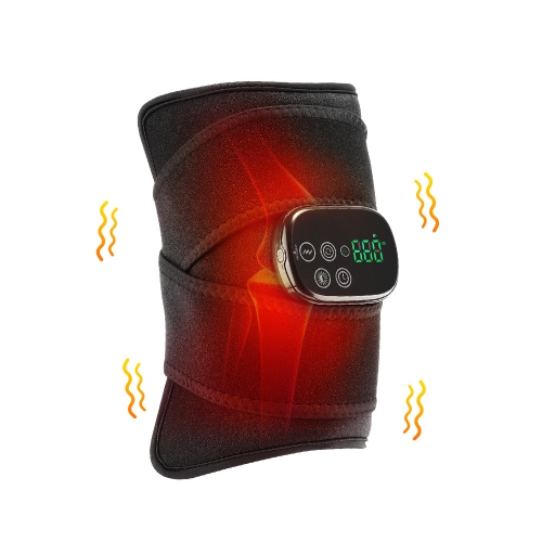 Red Light Therapy Belt, Multifunctional Heating Massage Knee Pad, LED Infrared Leg Light Therapy Pad for Pain Relief