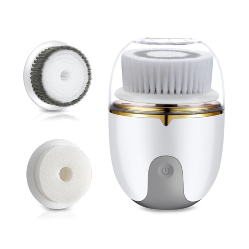 Electric Facial Cleanser Waterproof Cleansing Brush, Multifunctional Face Wash Brush Facial Cleansing Beauty Instrument