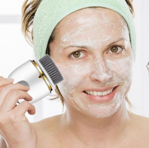 Electric Facial Cleanser Waterproof Cleansing Brush, Multifunctional Face Wash Brush Facial Cleansing Beauty Instrument