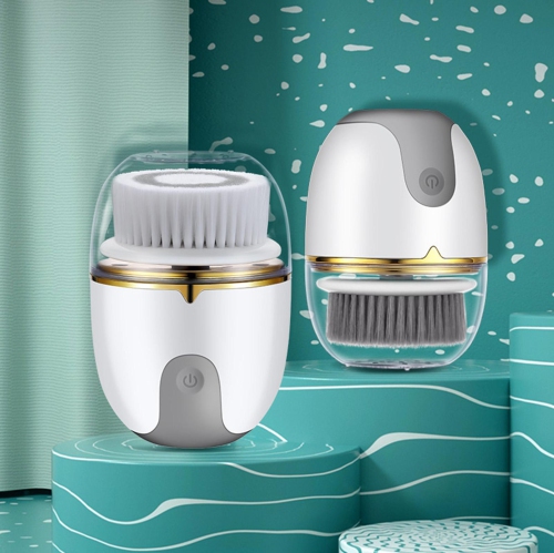 Electric Facial Cleanser Waterproof Cleansing Brush, Multifunctional Face Wash Brush Facial Cleansing Beauty Instrument