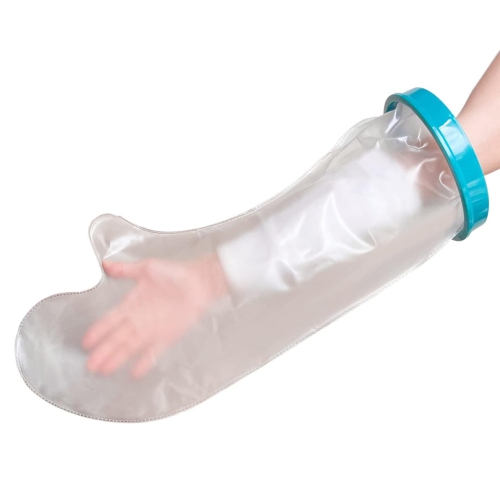 Image 1 of 5.. Waterproof plaster cover, adult arm plaster cover, shower arm protector shower bag for keeping arm, hand wound dry