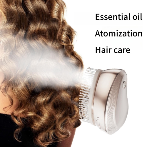 Electric Scalp Massage Comb, Portable Vibration Scalp Massager, Essential Oil Mist Comb for Nourishing Hair