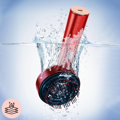 Red Light Massage Comb Electric Scalp Massage Comb Hair Oil Application Comb for Hair Care and Anti-Hair Loss