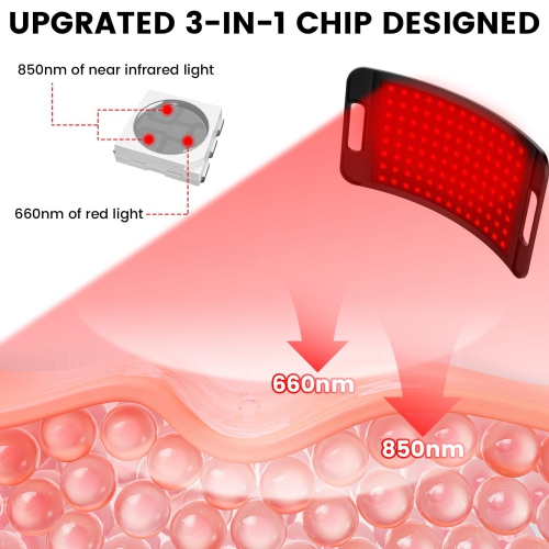 Body Red Light Therapy Lamp, Infrared Red Light Therapy Lamp with Stand, Home Light Therapy Device