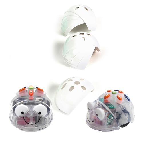 TTS  2 See & Say Blue-Bot Programmable Robot With Free 10 Clip On Shells White, Stem Educational Classroom Coding Teaching And Learning Materials