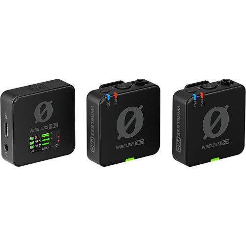 RODE Wireless PRO 2-Person Clip-On Microphone Recorder with Lavaliers - Bundle