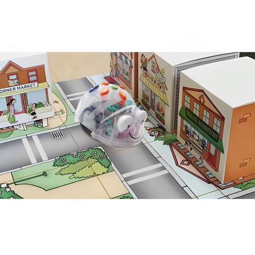 6x Blue Bot Coding Robot See & Say Version with 6x 3D Community Construction Kit Bundle | Educational STEM Programming Classroom Teaching Robotics