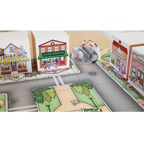 6x Blue Bot Coding Robot See & Say Version with 6x 3D Community Construction Kit Bundle | Educational STEM Programming Classroom Teaching Robotics