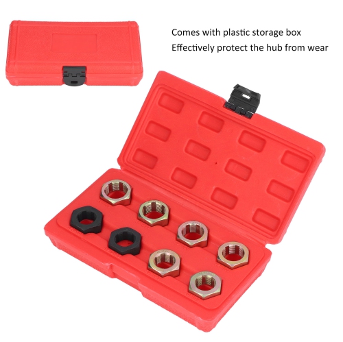 Axle Spindle Rethreading Tool Set Multiple Specification Thread Repairing Cleaning Tools
