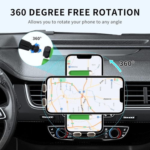 Wireless Car Charger Mount,15W Qi Fast Charger, Wireless Car Charger Smart Sensor Air Vent,for iPhone, Samsungetc