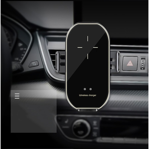 Wireless Car Charger, Auto-Clamping Phone Mount, Fast Charging, Qi Technology, Air Vent Holder Compatible with iPhone/Samsung Galaxy(Gold)