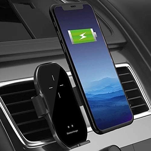 Wireless Car Charger, Auto-Clamping Phone Mount, Fast Charging, Qi Technology, Air Vent Holder Compatible with iPhone/Samsung Galaxy(Gold)