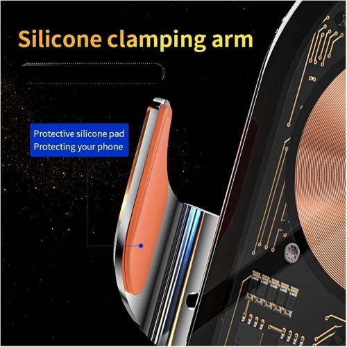 Punk Style Mobile Phone Navigation Bracket, car Interior Lighting Ambient Light Support Bracket, car Wireless Charging car Bracket