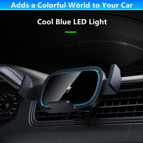 Wireless Car Charger for Samsung Galaxy Phon, 15W Fast Charging Car Mount, Car Accessories, Air Vent Charging Car Phone Holder for Galaxy Z Fold/Note
