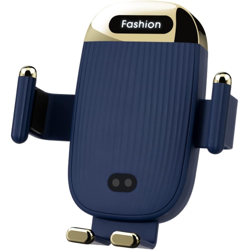 YOULIGHTS  Wireless Car Charger Mount, 15W Qi Fast Charger, Wireless Car Charger Smart Sensor Air Vent, for Iphone, Samsungetc (Blue)