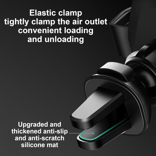 10W Car Wireless Charges Automatic Car Phone Holder for 4-6.4inch Mobile Device Fast Charging Station, Black