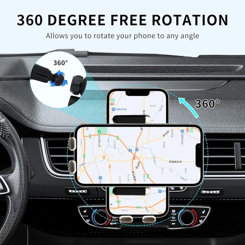 Wireless Car Charger Mount,15W Qi Fast Charger, Wireless Car Charger Smart Sensor Air Vent,for iPhone, Samsungetc