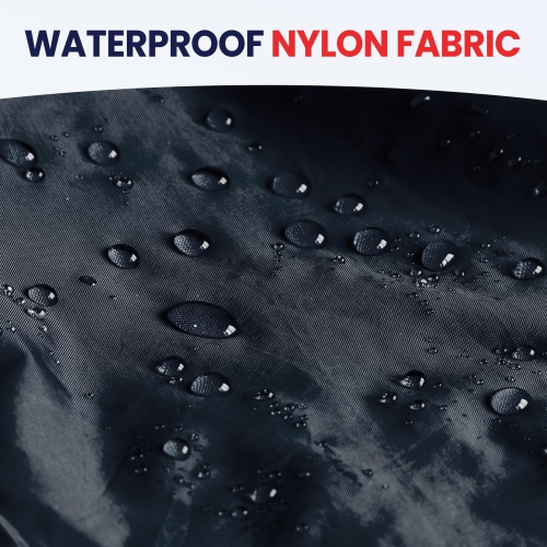 Canadian Linen Nylon Laundry Bags, 24"x36", 2 Pack, Drawstring Clothes Organizer Waterproof Fabric Durable Storage Bag Hamper, Grey