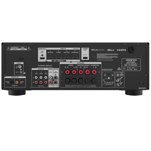 Open Box: Onkyo TXSR3100 5.2 Channel 8K Ultra HD AV Receiver