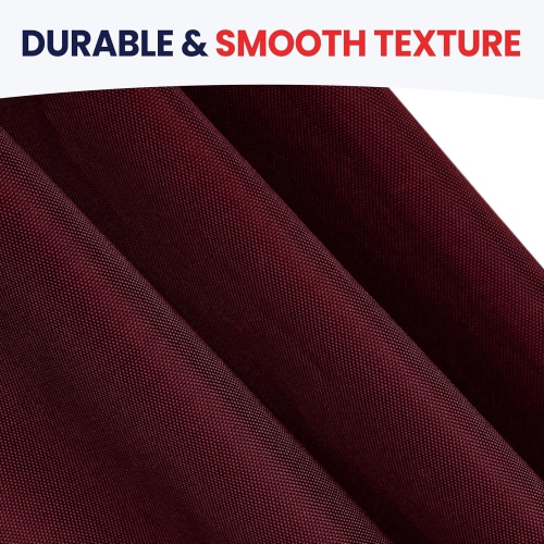 Canadian Linen Nylon Laundry Bags, 24"x36", 6 Pack, Drawstring Clothes Organizer Waterproof Fabric Durable Storage Bag Hamper, Red