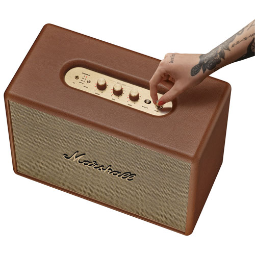 Haut-parleur Bluetooth sans fil Woburn III de Marshall - Brun