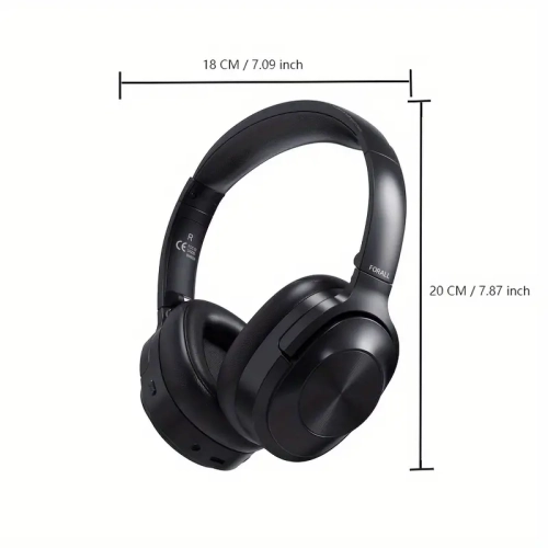 40H Wireless Over-Ear Headphones, Noise Cancelling + Aluminum Stand & Cleaning Brushes