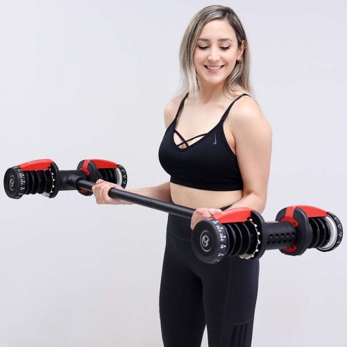 Dumbbell Converter - Transforms Dumbbells to Barbell & Kettlebell Sets, Adjustable Weight Bars for Home Gym & Lifting
