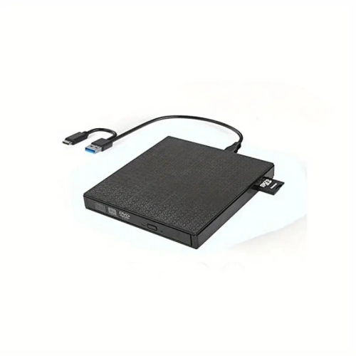 50W Wireless Sound Bar with Enhanced Bass, RCA Extension Cable, and External DVD Drive - Compatible with Smart TVs, Laptops, and Desktop PCs