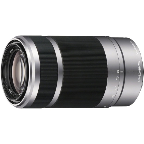 SONY  Refurbished (Excellent) - E 55-210MM F4.5-6.3 Oss Lens for E-Mount Cameras (Silver)
