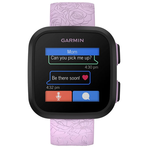 Garmin Bounce 33.1mm Kids Smartwatch - Lilac Forest