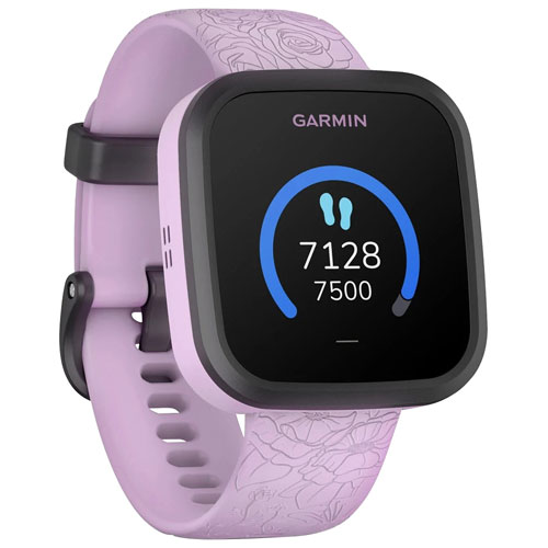 Garmin Bounce 33.1mm Kids Smartwatch - Lilac Forest