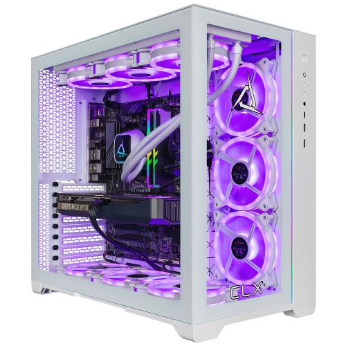 CLX  Set Gaming Desktop - Liquid Cooled Amd Ryzen 7 7800X3D 4.2Ghz 8-Core Processor, 64GB Ddr5 Memory, Rtx 5070 12GB Gddr7 Graphics, 2Tb SSD, 6Tb 