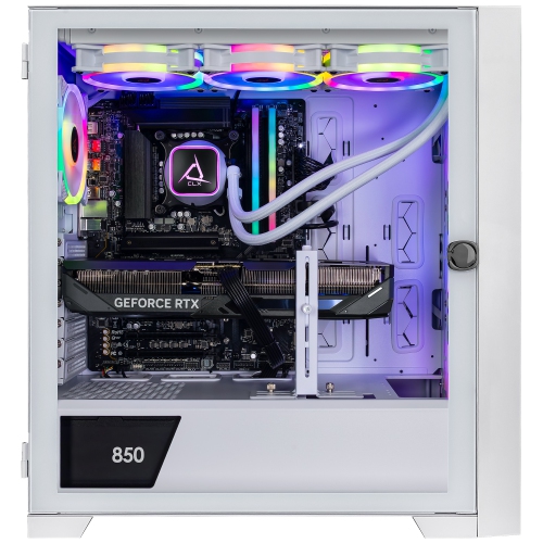 CLX SET Gaming Desktop - Liquid Cooled Intel Core Ultra 9 285K 3.7GHz 24-Core CPU, 64GB DDR5 Memory, RTX 5070 12GB GDDR7 Graphics, 2TB SSD, 4TB HDD,