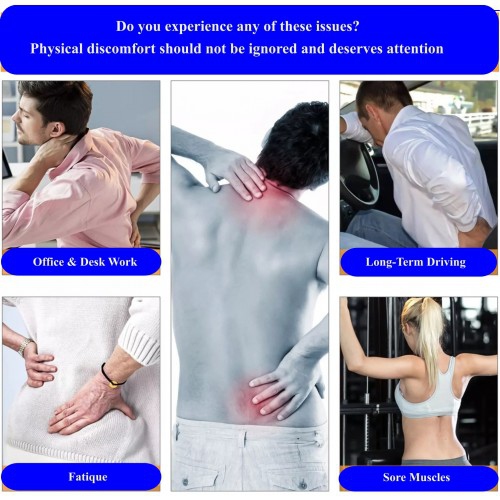 Heating Pad with Jade Stones – Large 24"x38" Heated Therapy Mat for Pain Relief, Smart Digital Controller, Deep Penetration Heat for Back, Legs, Neck