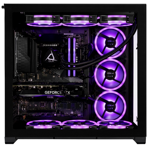 CLX SET Gaming Desktop - Liquid Cooled Intel Core i9 14900KF 3.2GHz 24-Core CPU, 64GB DDR5 Memory, RTX 5070 12GB GDDR7 Graphics, 2TB SSD, 6TB HDD,