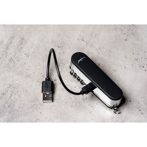 Scout USB Rechargeable Plasma Arc Lighter Electric Multi-Tool Knife Windproof Outdoor Camping Hiking Compact Wearable Lithium-Ion Battery Powered