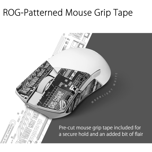 ASUS ROG Gladius III Wl Aimpoint 36000 DPI Wireless Optical Gaming Mouse - White
