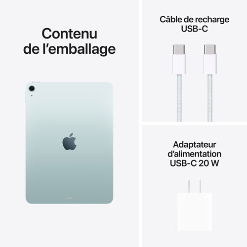 iPad Air M3 po Go avec Wi-Fi 6E d'Apple (7e génération