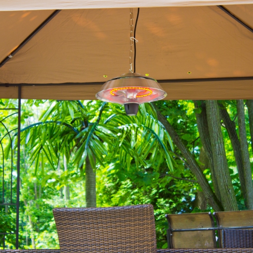 Ener-G+ Electric Outdoor Gazebo Infrared Heater - Silver