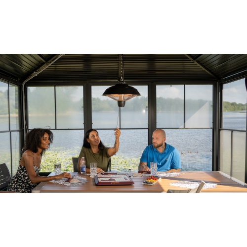 EnerG+ Hanging Infrared Heater - 5,100 BTU - Hammered Brown