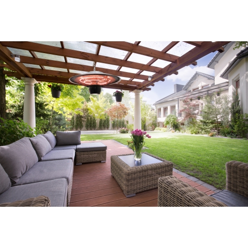 Radiateur de patio infrarouge suspendu de Westinghouse - 5100&nbsp;BTU - Noir