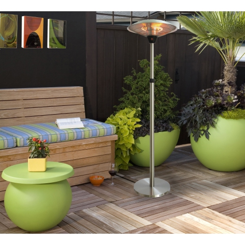 Chaufferette électrique infrarouge autonome pour l'extérieur d'EnerG+ - 5100&nbsp;BTU