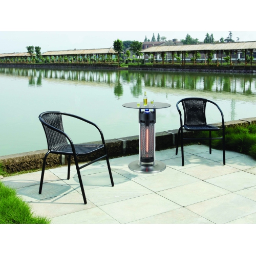 Table chauffante infrarouge de style bistro d'EnerG+ - 4760&nbsp;BTU